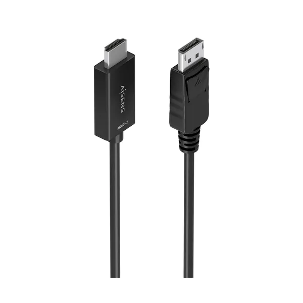 Cable Conversor Aisens A125-0893/ Displayport Macho - HDMI Macho/ 1.5m/ Negro