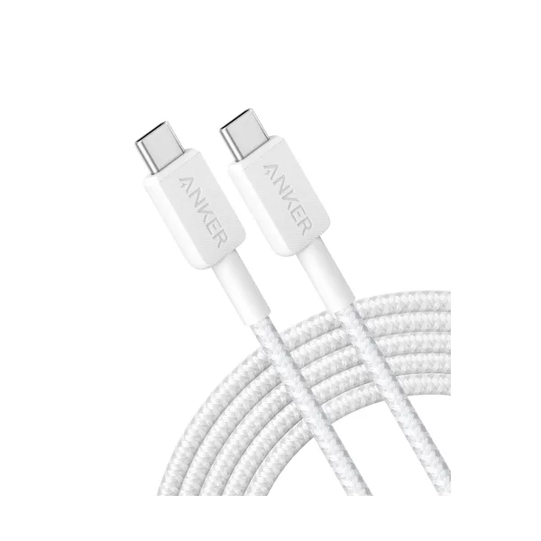 Anker Cable USB-C a USB-C Nylon 3m 60W Blanco