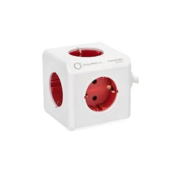 PowerCube Extended 5 Tomas Shuko 3m Rojo