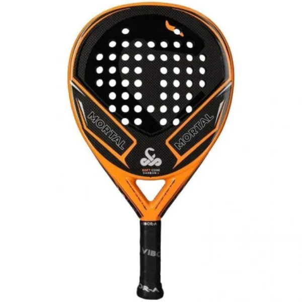 Pala de Pádel VIBOR-A Mortal Carbon 3.0/ Naranja y Negra