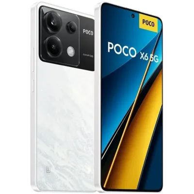 Xiaomi Poco X6 5G Blanco 256GB 8GB 6.67" 120Hz Cámara triple de