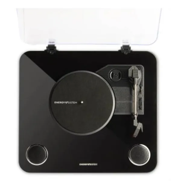 Energy Sistem BlackSpin Tocadiscos Bluetooth con Altavoces 10W Negro