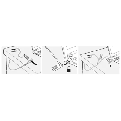 Ewent Candado para Portátil con Combinación de Números Ewent Candado para Portátil con Combinación de Números