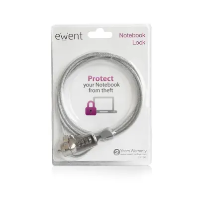 Ewent Candado para Portátil con Combinación de Números Ewent Candado para Portátil con Combinación de Números