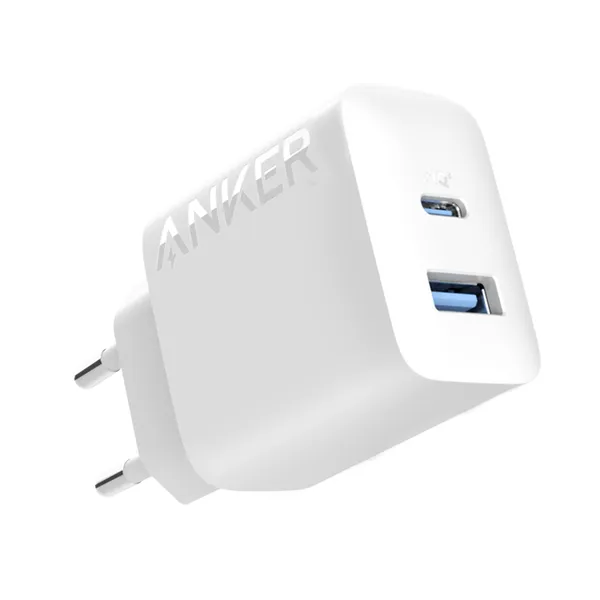 Anker Wall Charger Cargador USB/USB-C 20W Blanco 