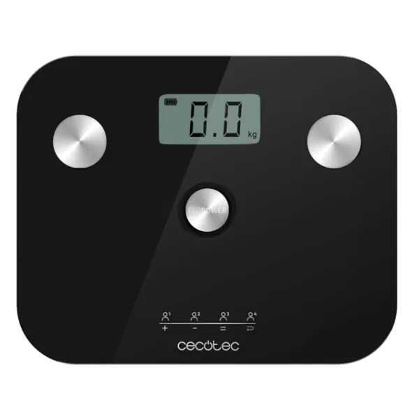 Cecotec Surface Precision EcoPower 10100 Full Healthy Black Báscula de Baño