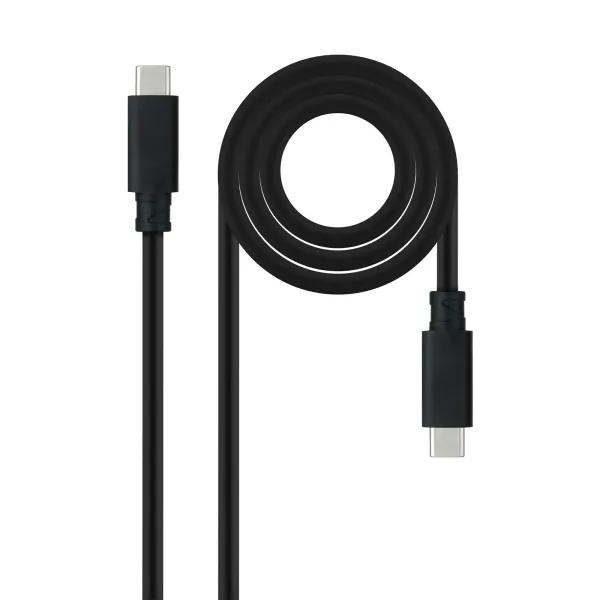 Nanocable Cable USB-C 3.1 Macho/Macho 50cm Negro