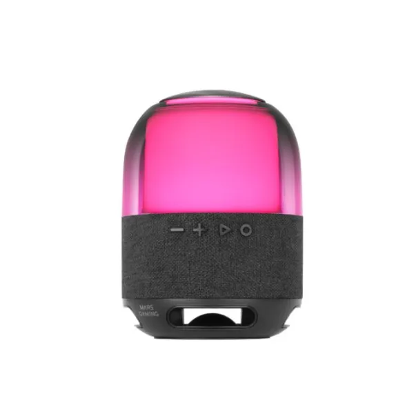 Mars Gaming MS-Flow Altavoz Portátil Bluetooth 5.3 RGB Negro 