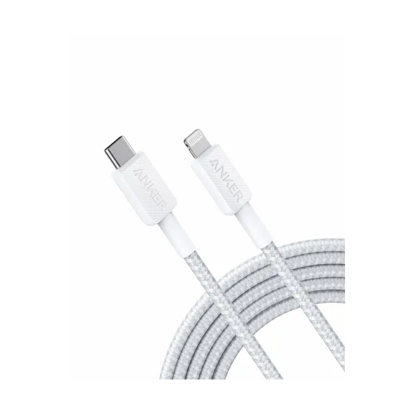 Anker A81B7G21 cable de conector Lightning 3 m Blanco