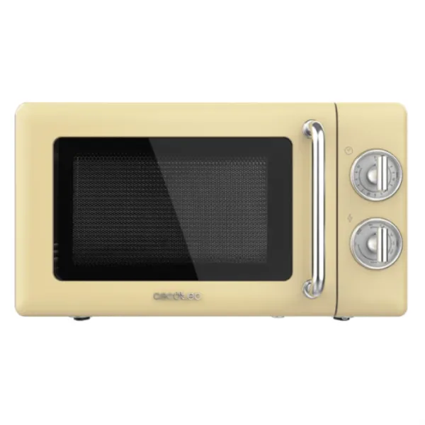 Cecotec ProClean 3110 Retro Microondas con Grill 20L 700W Amarillo