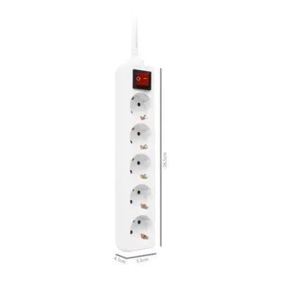 Ewent ew3916 regleta 5 tomas / 1 interruptor 1.5m Ewent ew3916 regleta 5 tomas / 1 interruptor 1.5m