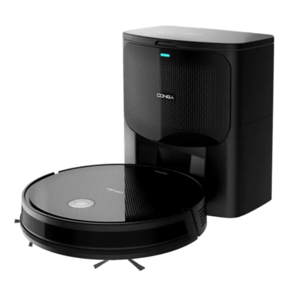 Cecotec Conga 2499 Ultra Home Advanced Robot Aspirador con Base Autovaciado. Barre, aspira, pasa la mopa y friega