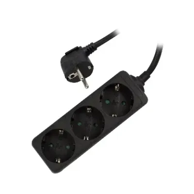 Ewent Regleta 3xSchuko Negra Ewent Regleta 3xSchuko Negra