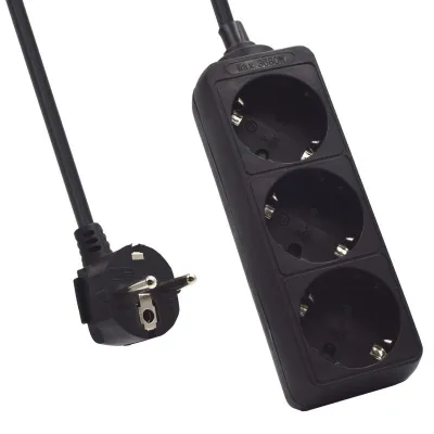 Ewent Regleta 3xSchuko Negra Ewent Regleta 3xSchuko Negra