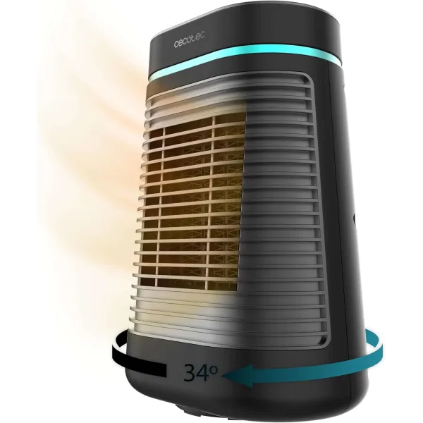 Cecotec ReadyWarm 1550 Max Ceramic Rotate Black Calefactor Cerámico 1500W
