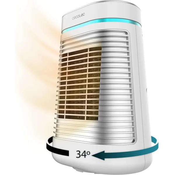 Cecotec ReadyWarm 1550 Max Ceramic Rotate White Calefactor Cerámico 1500W