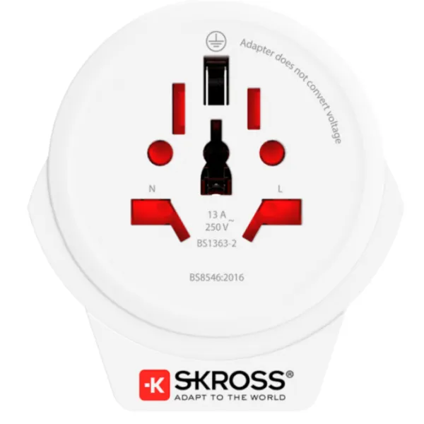 ADAPTADOR DE ENCHUFE A EUROPEO SKROSS USB