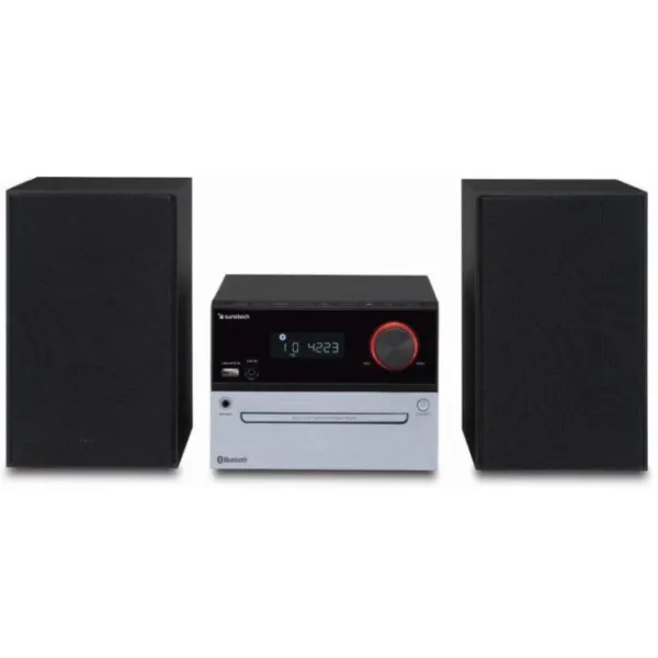 Sunstech MIC200BT Microcadena con Bluetooth/USB/FM/CD 30W X-Bass Sound Mando