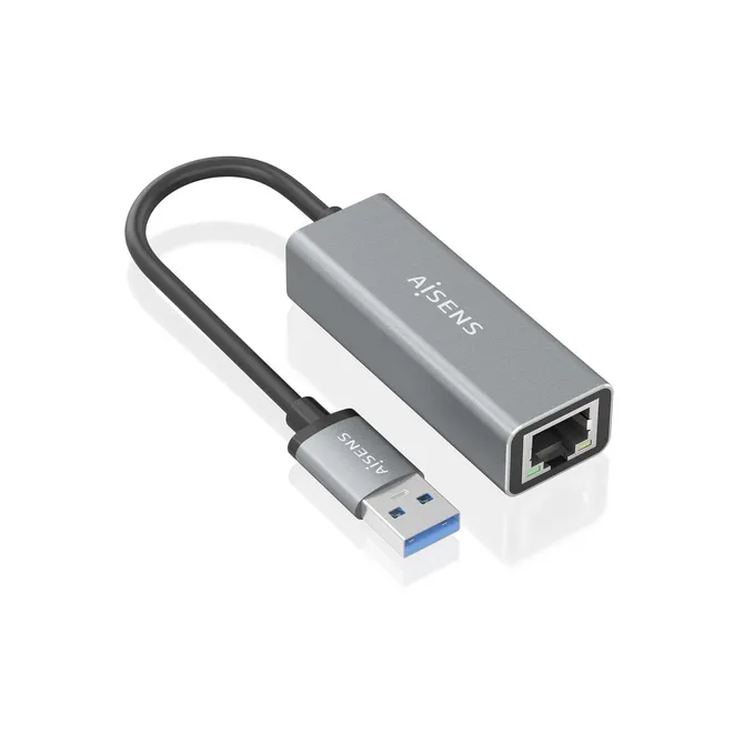 Adaptador USB 3.0 Aisens A106-0897/ USB Macho - RJ45 Hembra/