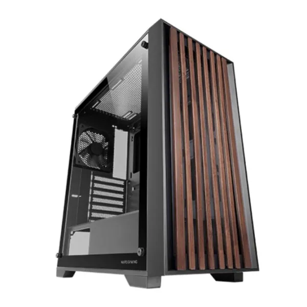 Torre PC Mars Gaming MC-WOOD Caja PC ATX Panel Frontal de Madera Cristal Templado Ventilador FDB 12c
