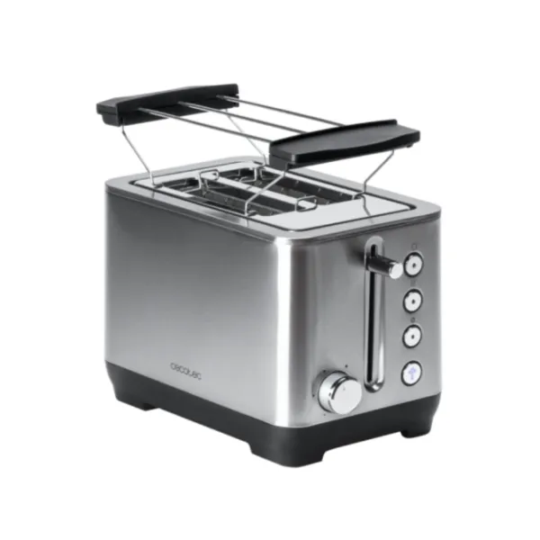 Cecotec BigToast Double Tostadora 2 Ranuras 1000W Acero Inoxidable