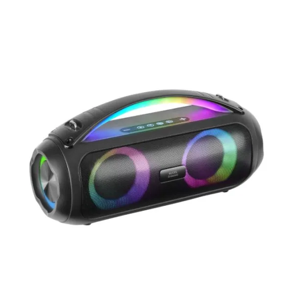 Mars Gaming MS-Pulse Altavoz Portátil Bluetooth 5.3 RGB 50W Negro 