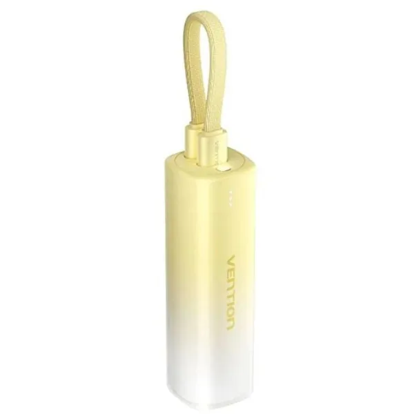 Powerbank 5000mAh Vention FHWY0/ 20W/ Wireless/ Amarillo