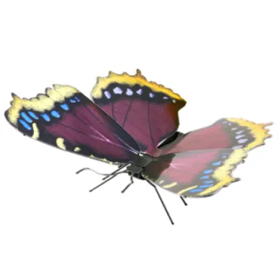 Maqueta 3d Metal Fascinations Mourning Cloak Montaje Sin Maqueta 3d Metal Fascinations Mourning Cloak Montaje Sin
