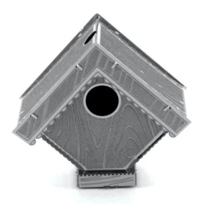 Maqueta 3d Metal Fascinations Bird House Montaje Sin Pegamento Maqueta 3d Metal Fascinations Bird House Montaje Sin Pegamento