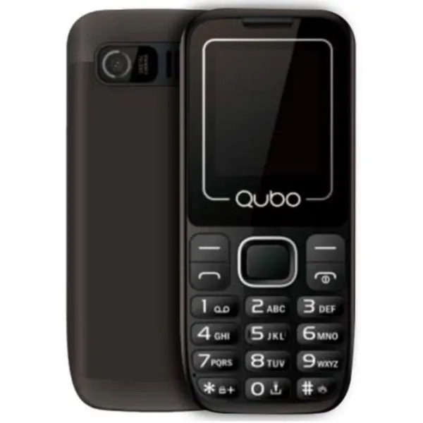 Qubo P-180BK Negro Teléfono Móvil para Personas Mayores, teclas grandes