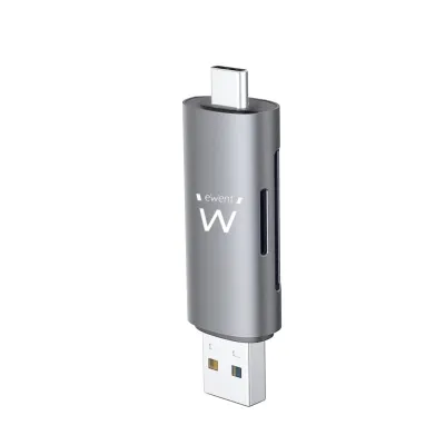 Ewent EW1075 Lector de Tarjetas USB 3.0/Tipo-C