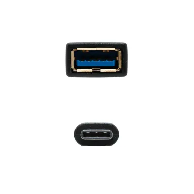 Nanocable Cable USB 3.1 Tipo C a USB Tipo A Macho/Hembra 15cm Nanocable Cable USB 3.1 Tipo C a USB Tipo A Macho/Hembra 15cm