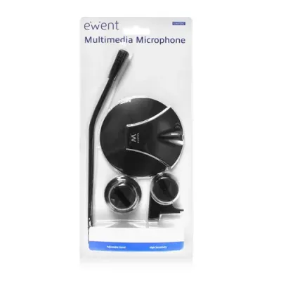 Eminent Ewent EW3550 Micrófono Multimedia Negro