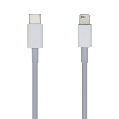 Aisens Cable USB-C a Lightning Macho/Macho 1m Blanco