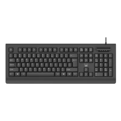 Ewent EW3286 Teclado Universal USB Qwerty Español Negro