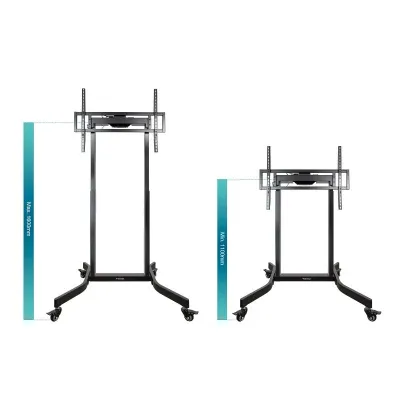 Tooq soporte suelo ruedas eléctrico lux 55"-100" Tooq soporte suelo ruedas eléctrico lux 55"-100"
