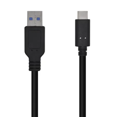 Aisens Cable USB 3.1 a USB-C Macho/Macho 0.5m Negro