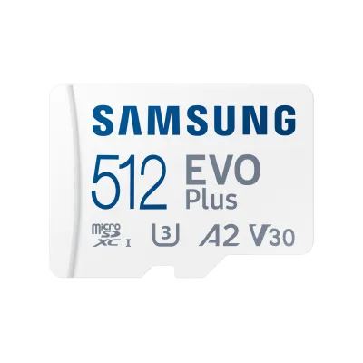 Samsung EVO Plus MicroSDXC 512GB UHS-I U3 V30 Clase 10 +