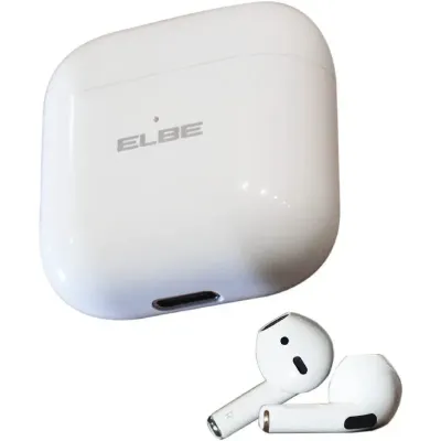 Elbe ABTWS-003-B Auriculares Bluetooth TWS Blancos