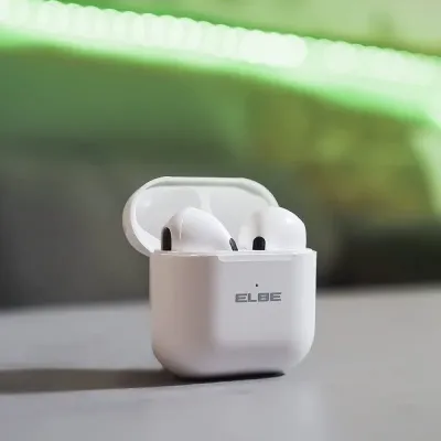 Elbe ABTWS-003-B Auriculares Bluetooth TWS Blancos