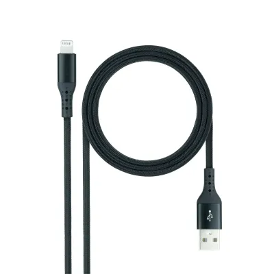 Nanocable Cable Lightning a USB 2.0 Macho/Macho 1m Negro