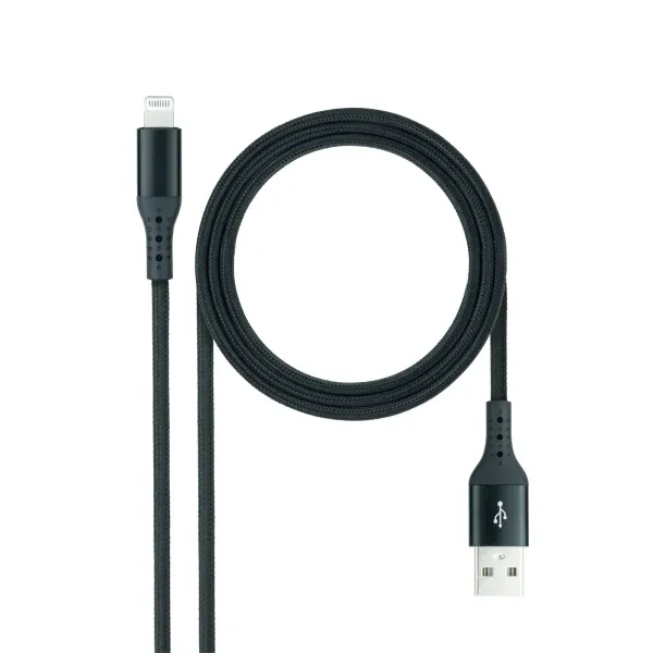 Nanocable Cable Lightning a USB 2.0 Macho/Macho 1m Negro