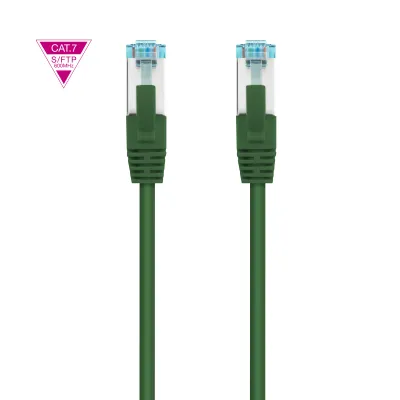 Nanocable Cable de Red RJ45 SFTP AWG26 Cat.7 25cm Verde