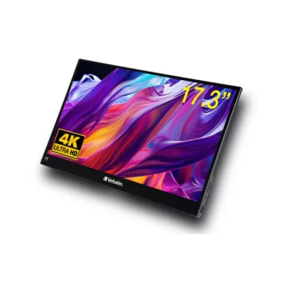 Monitor Portátil Táctil Verbatim PMT-17-4K 17.3'/ 4K/ Negro Monitor Portátil Táctil Verbatim PMT-17-4K 17.3'/ 4K/ Negro