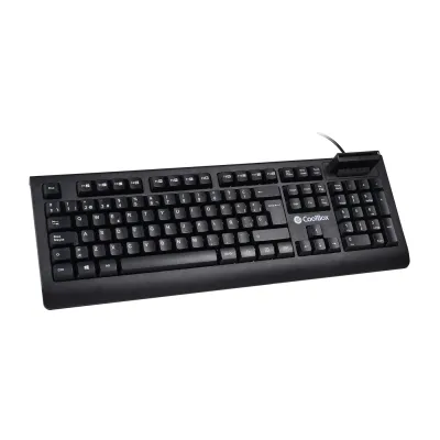 CoolBox COO-TEC04DNI Teclado USB con Lector de Tarjetas CoolBox COO-TEC04DNI Teclado USB con Lector de Tarjetas
