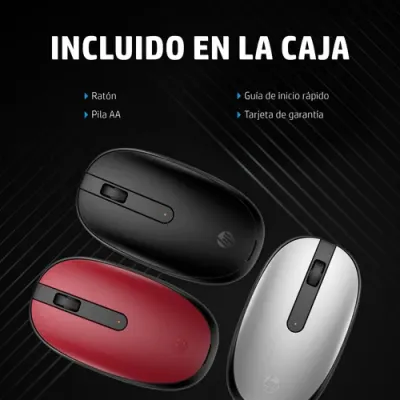Ratón Inalámbrico por Bluetooth HP 240/ Hasta 1600 DPI/ Blanco Ratón Inalámbrico por Bluetooth HP 240/ Hasta 1600 DPI/ Blanco