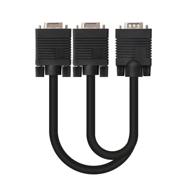 Cable Bifurcador SVGA HPDB15/M - 2 x HPDB15/H de 45 cm.