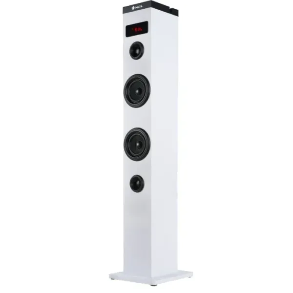 NGS Sky Charm Torre de Sonido Bluetooth 50W Blanco 