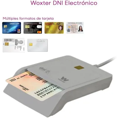 Woxter Lector DNI-e USB Blanco Woxter Lector DNI-e USB Blanco