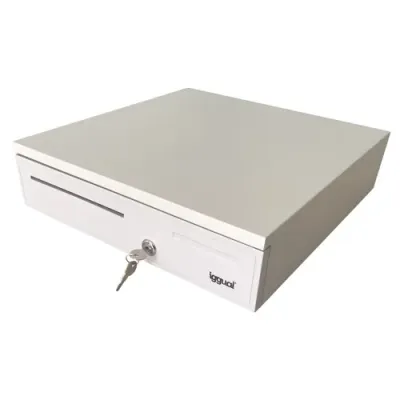 Iggual IRON-50W Cajón Portamonedas 42cm 5+8 Blanco